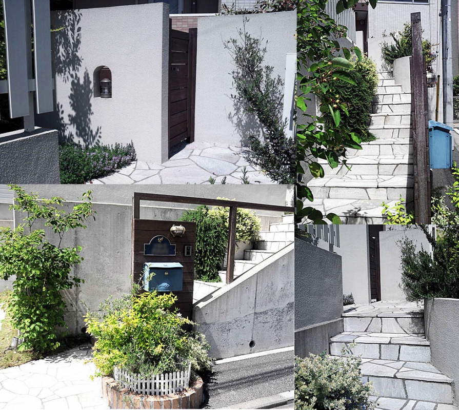 No.1015：木々に囲まれたカントリー風エントランス　【GalleryNo.958】