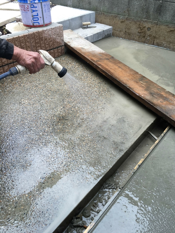 化粧洗い出し仕上げ