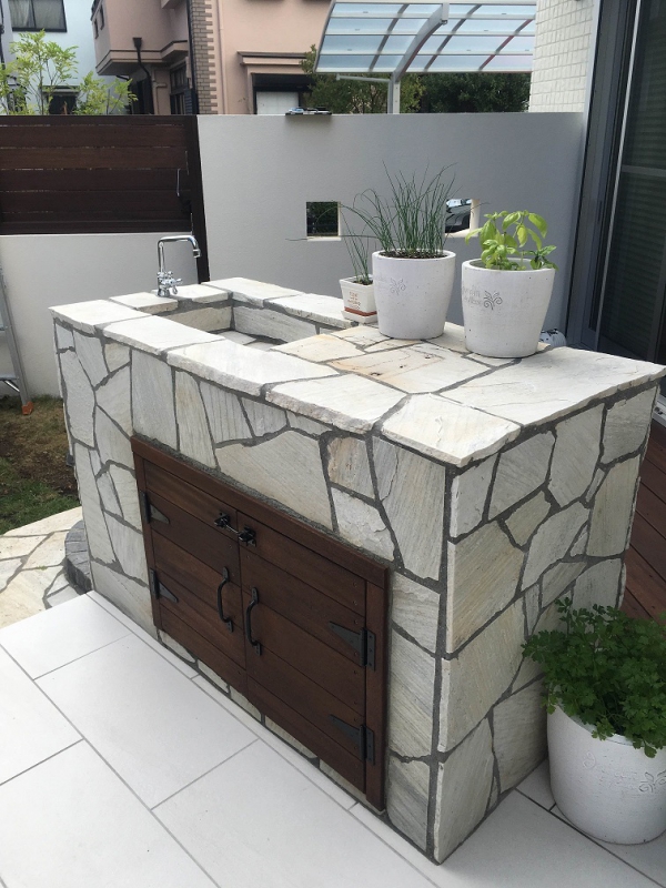 No.1036：お庭でパーティー!　ガーデンシンク