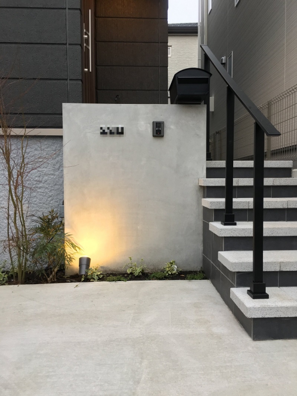 No.1105：クールで無機質　モルタル金ゴテ仕上げ