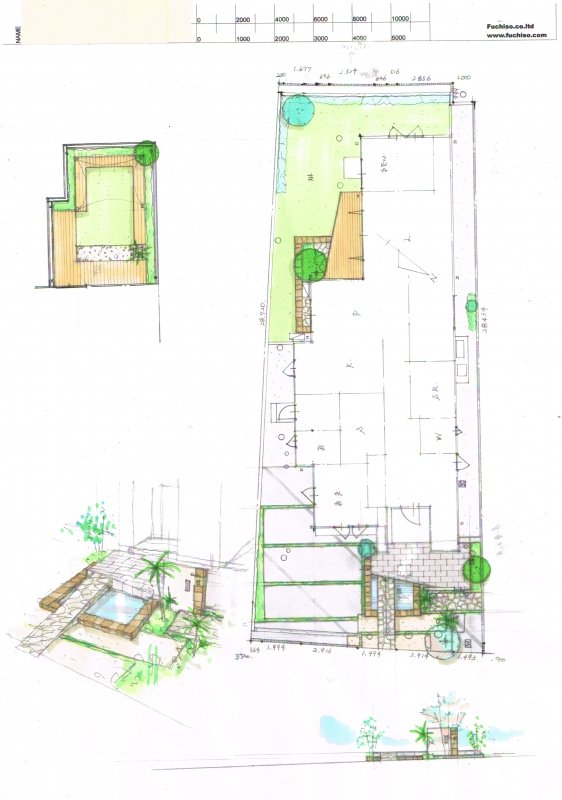 No.1025：外構 アジアンリゾートプラン