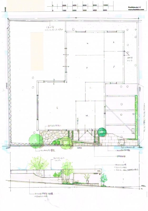 No.1027：モダン外構 豊富なデザイン
