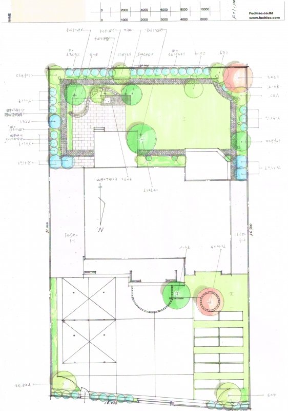 No.1032：クリニック中庭 庭園