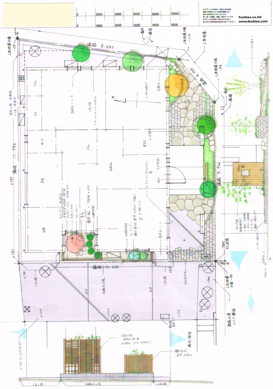No.1069：建仁寺垣のあるお庭