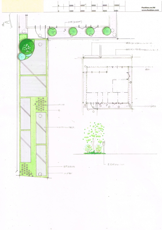 No.1074：車2台分の駐車場 プランA・B