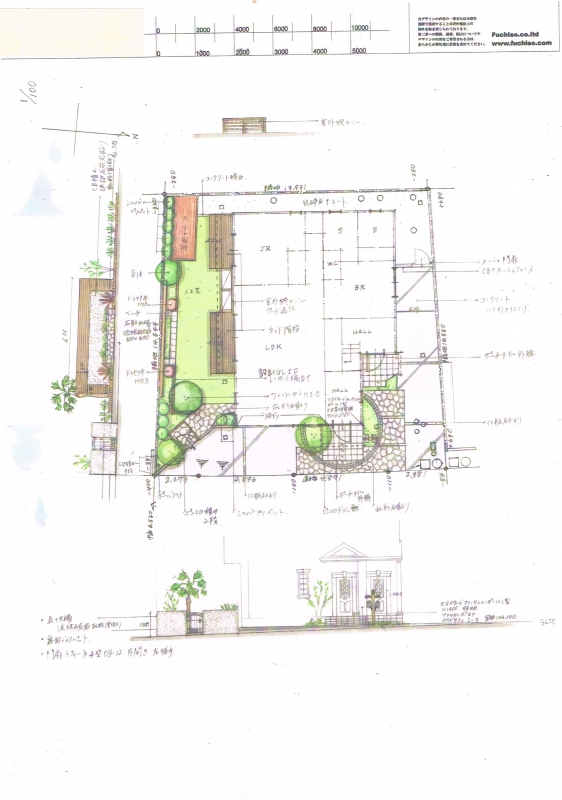 No.1083：アジアンリゾート感あふれるお庭