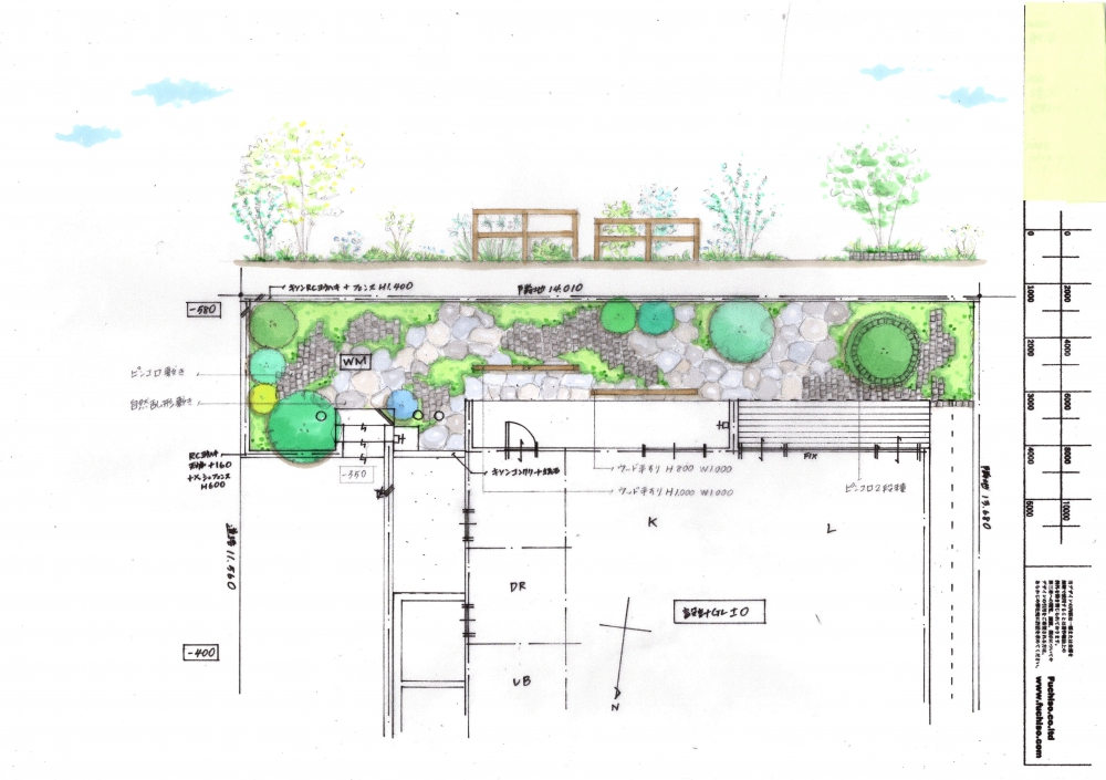 No.1123：雑木を感じる園路のあるお庭 横浜市