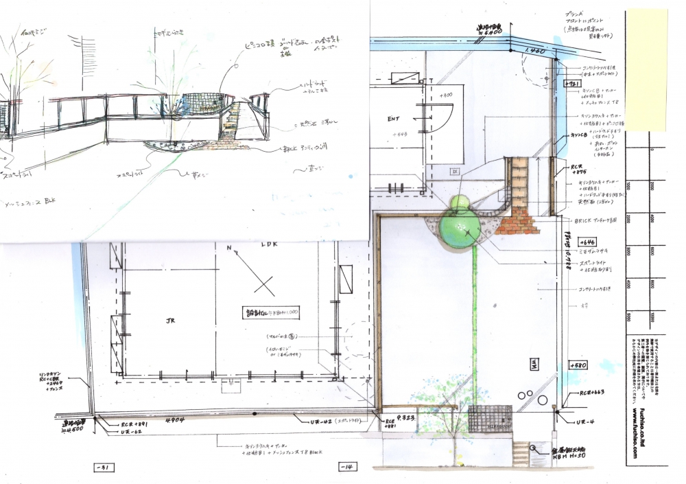 No.1144：ホテルのエントランスのようなアプローチ