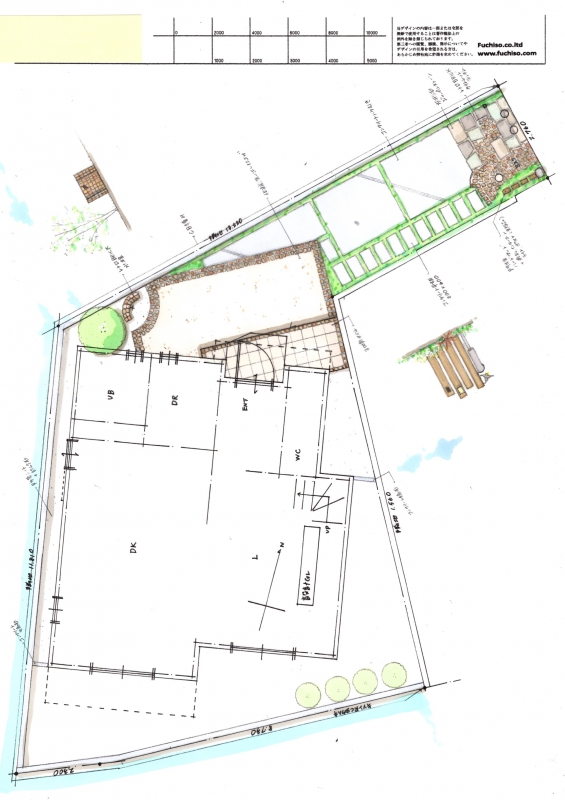 No.1145：レトロBrickが目を引くアプローチ