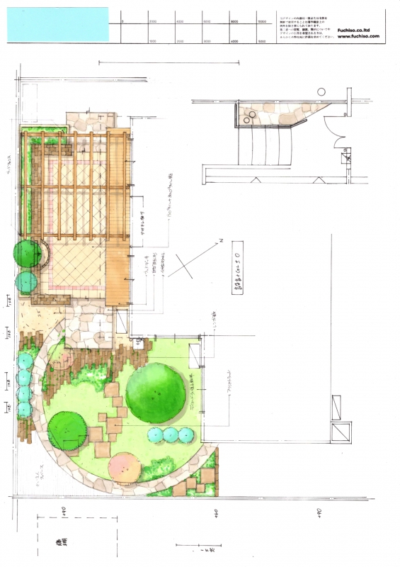 No.1159：歩むたびに景色が移ろう庭