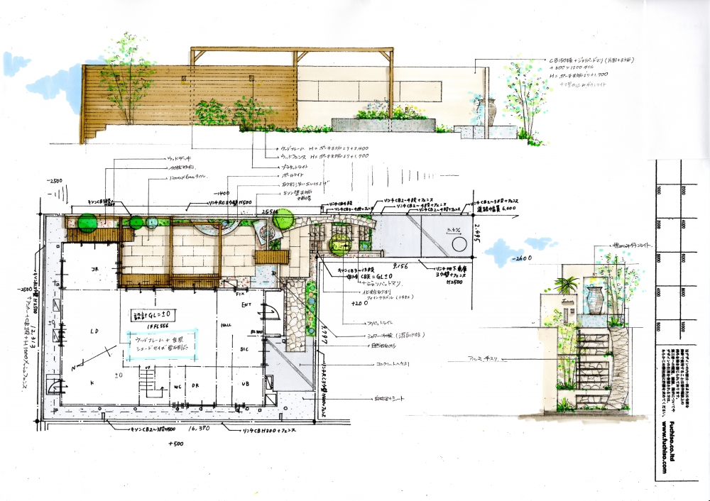 No.1164：水辺のあるアジアンガーデン