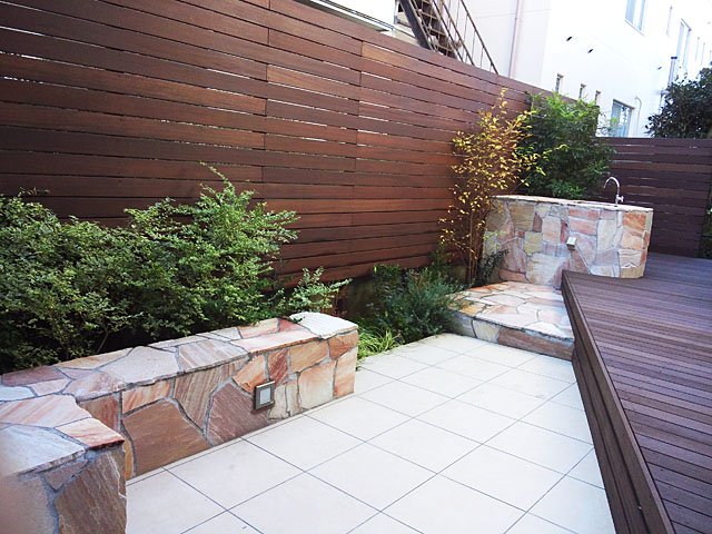 Wooden Terrace and Fence