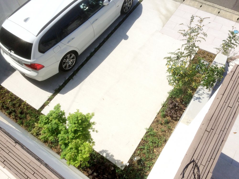 上から見た外構