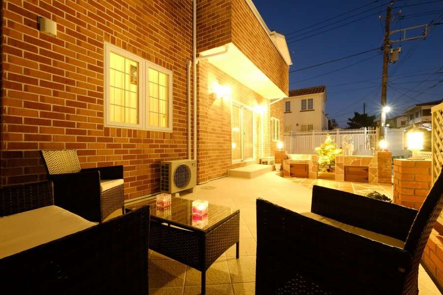 タイルテラスからの眺め