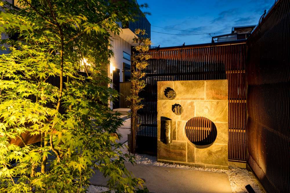 エコ竹の大津垣で和風の目隠しフェンス
