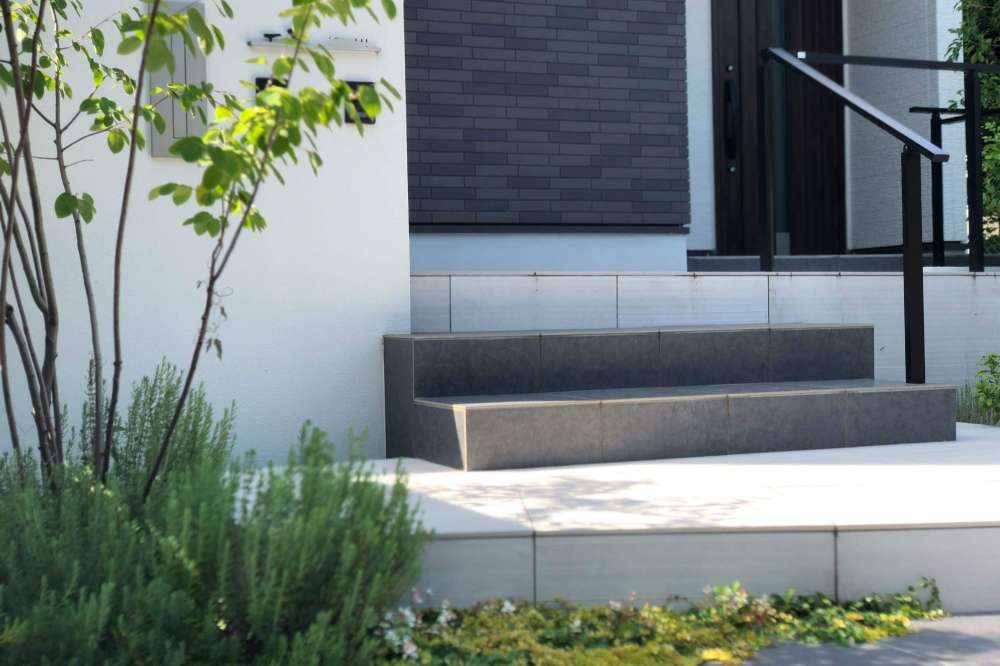 新築のオープン外構