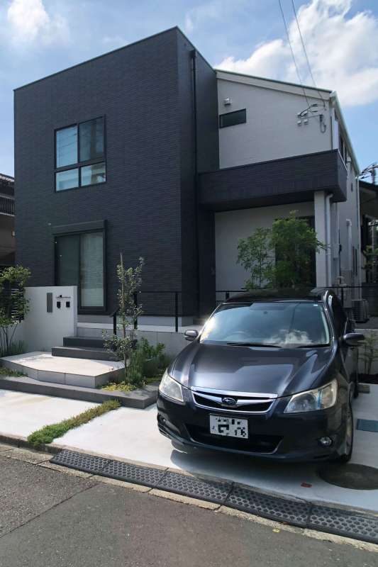 新築のオープン外構