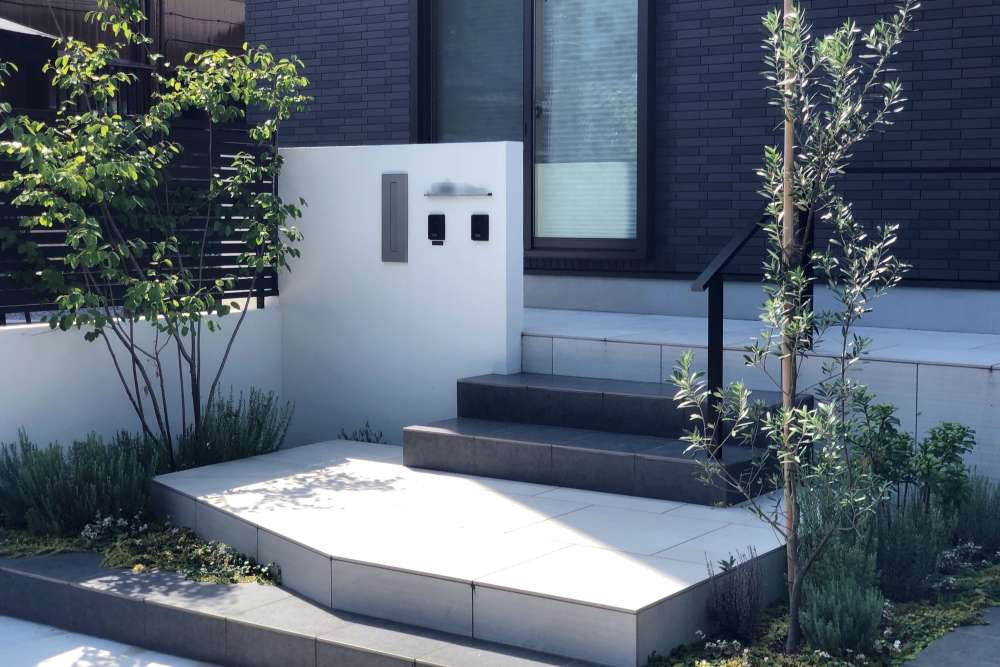 新築のオープン外構