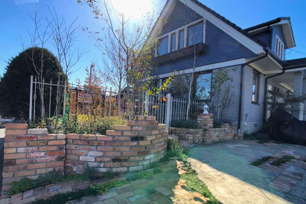 北欧レンガの外構