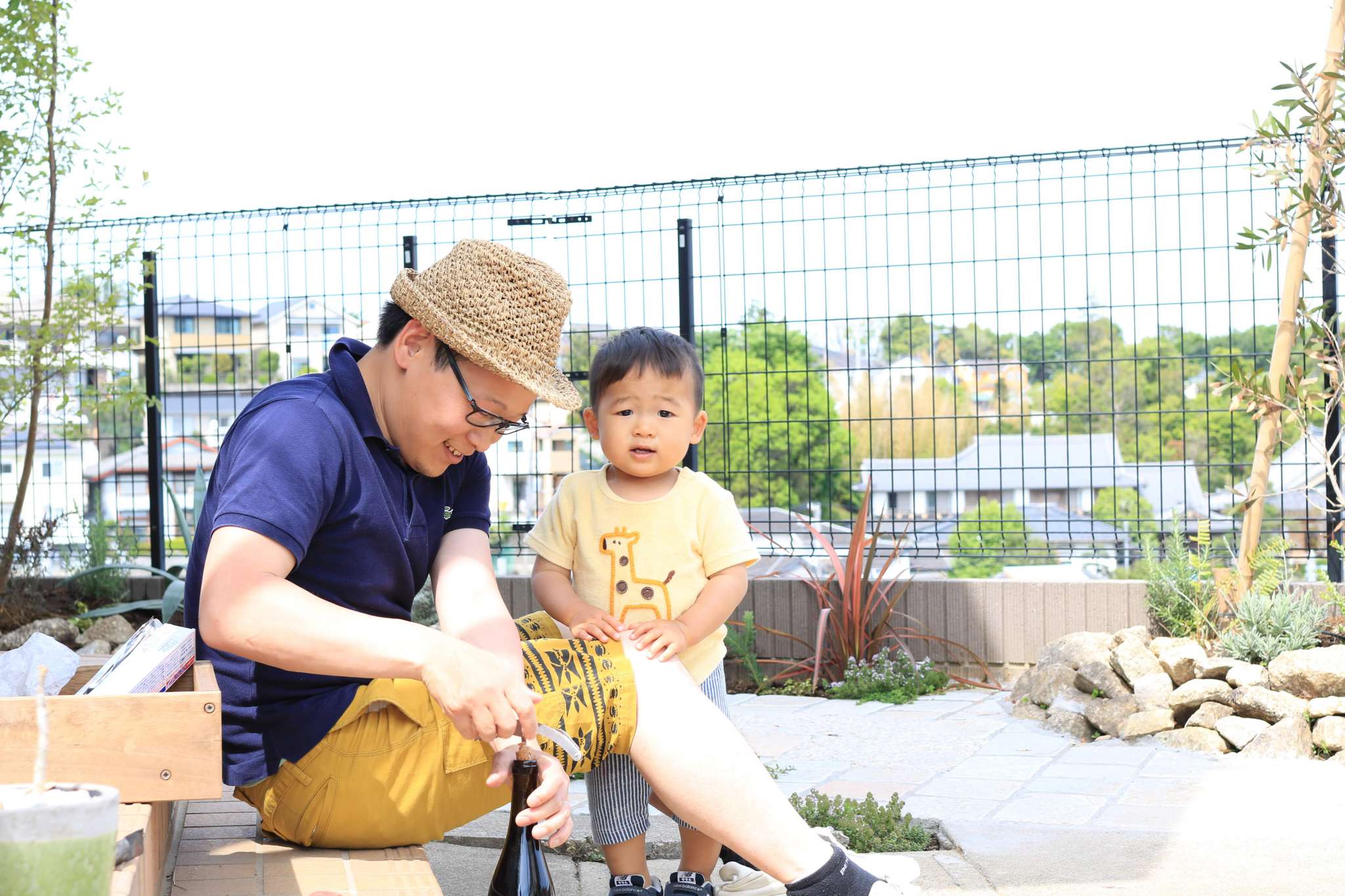 パパとツーショット♪