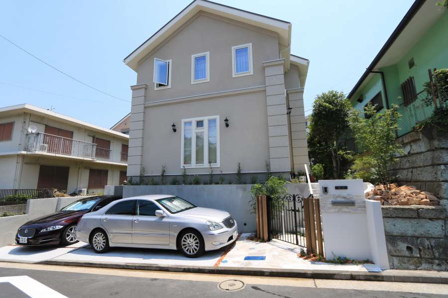 ゆとりある駐車場