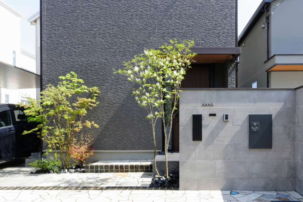 四季を感じられるファサード