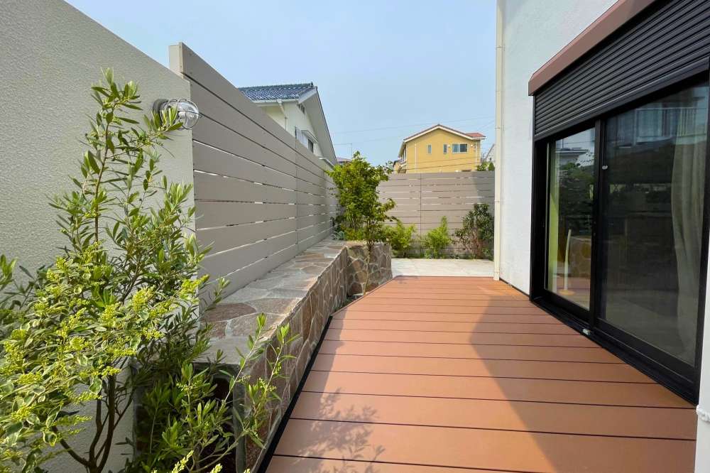 リビングとお庭をつないで