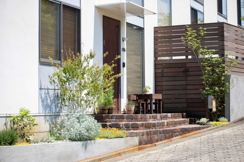 懐かしさを感じられるファサード