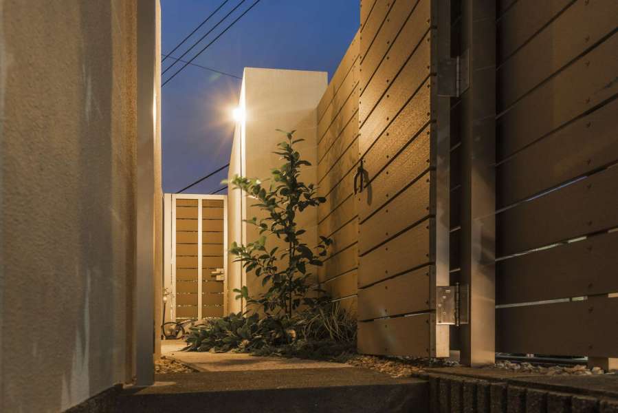 エコモックフェンスに関する外構の施工事例