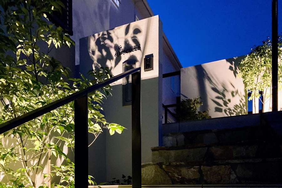 夜のライトアップ