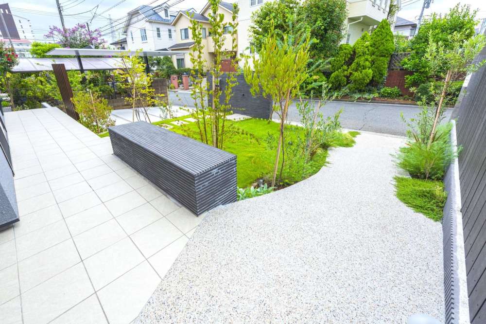 玄関からの眺め