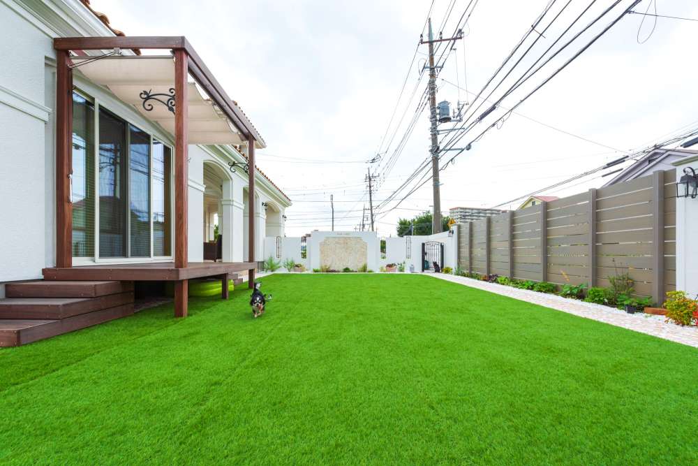 愛犬中心の庭設計