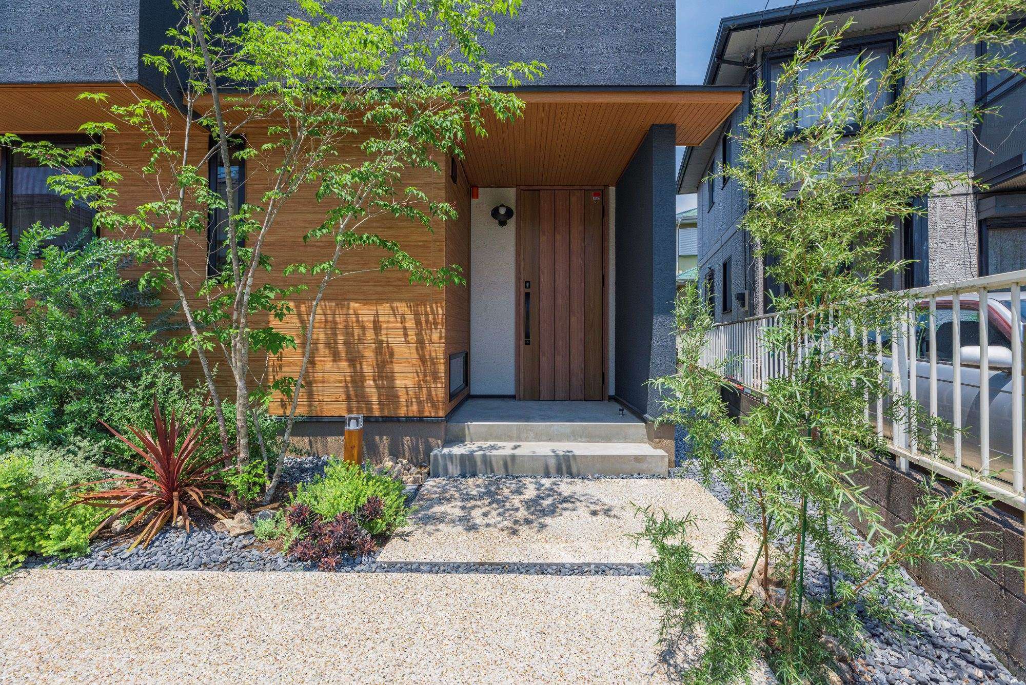 前庭にグリーン