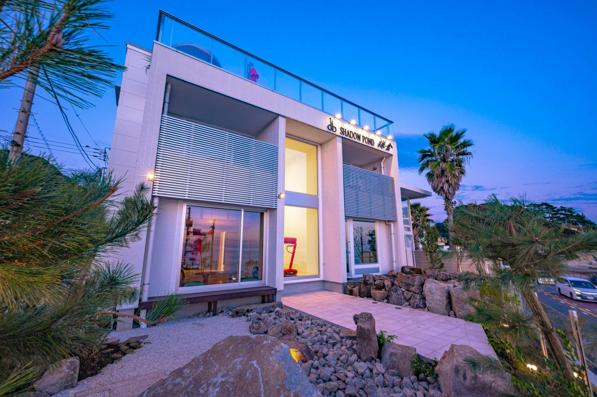 ラグジュアリーヴィラの和庭園