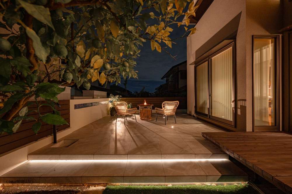 ライトアップに関する外構の施工事例