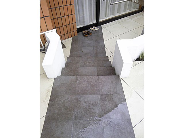 絨毯のようなタイル