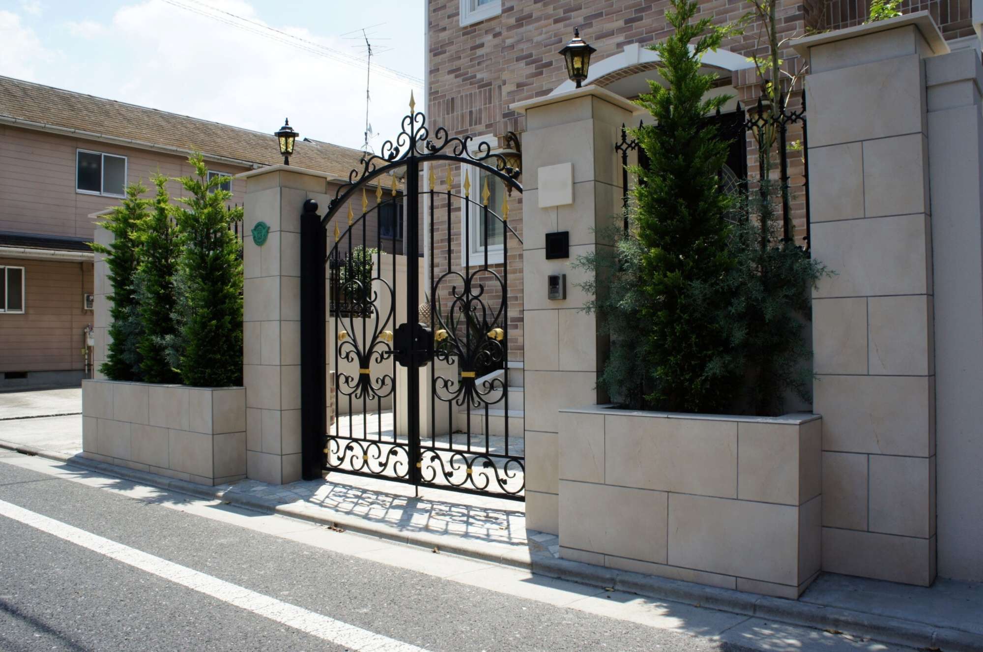 英国風のファサード