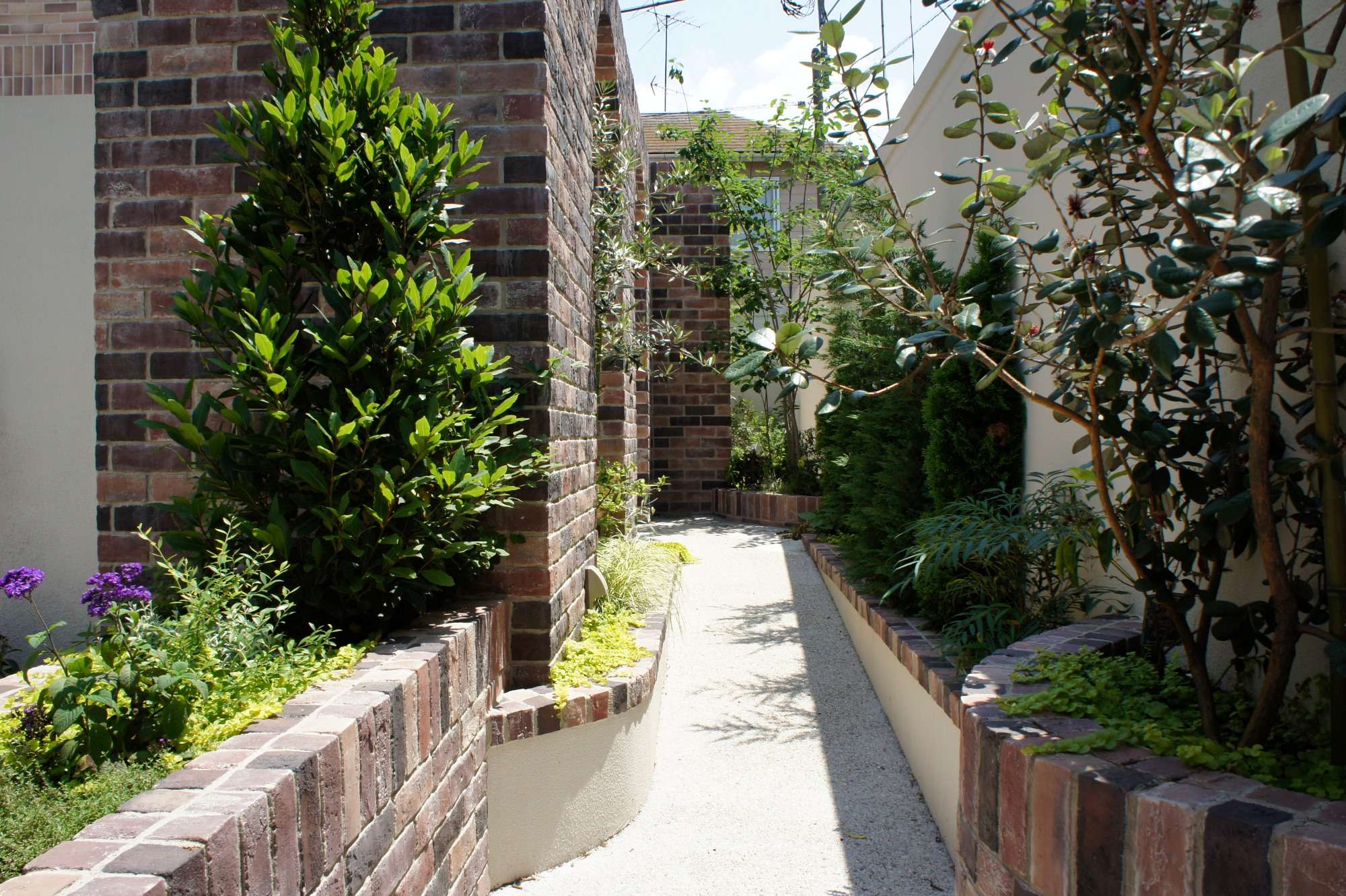 草花を楽しめるイングリッシュガーデン