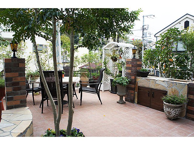 ガーデンキッチンとガーデンファニチャー